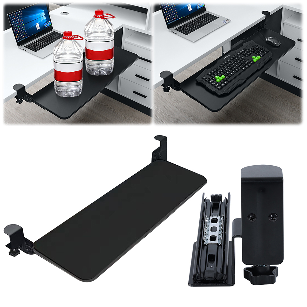 Keyboard Drawer Under - Slide Out Computer Keyboard Drawer with
