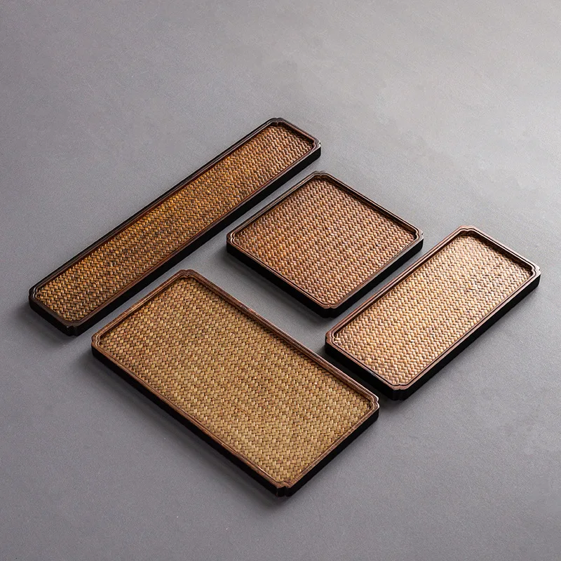 Office Furniture Set - Bamboo Tea Tray Dry Brew Table,