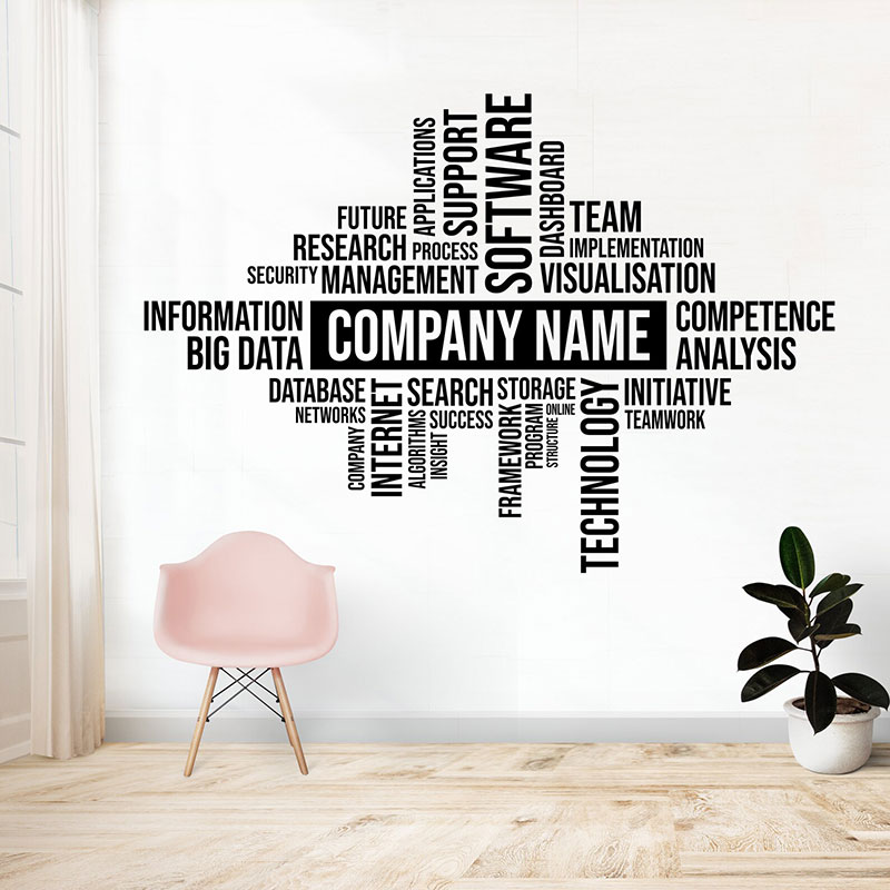 Custom Business Name Wall Deca - Office Furniture Company のレビューと価格