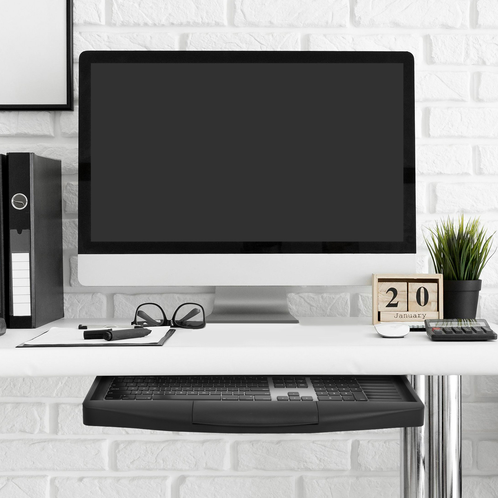 Under Desk Keyboard Tray Creat - Keyboard Drawer Under のレビューと価格