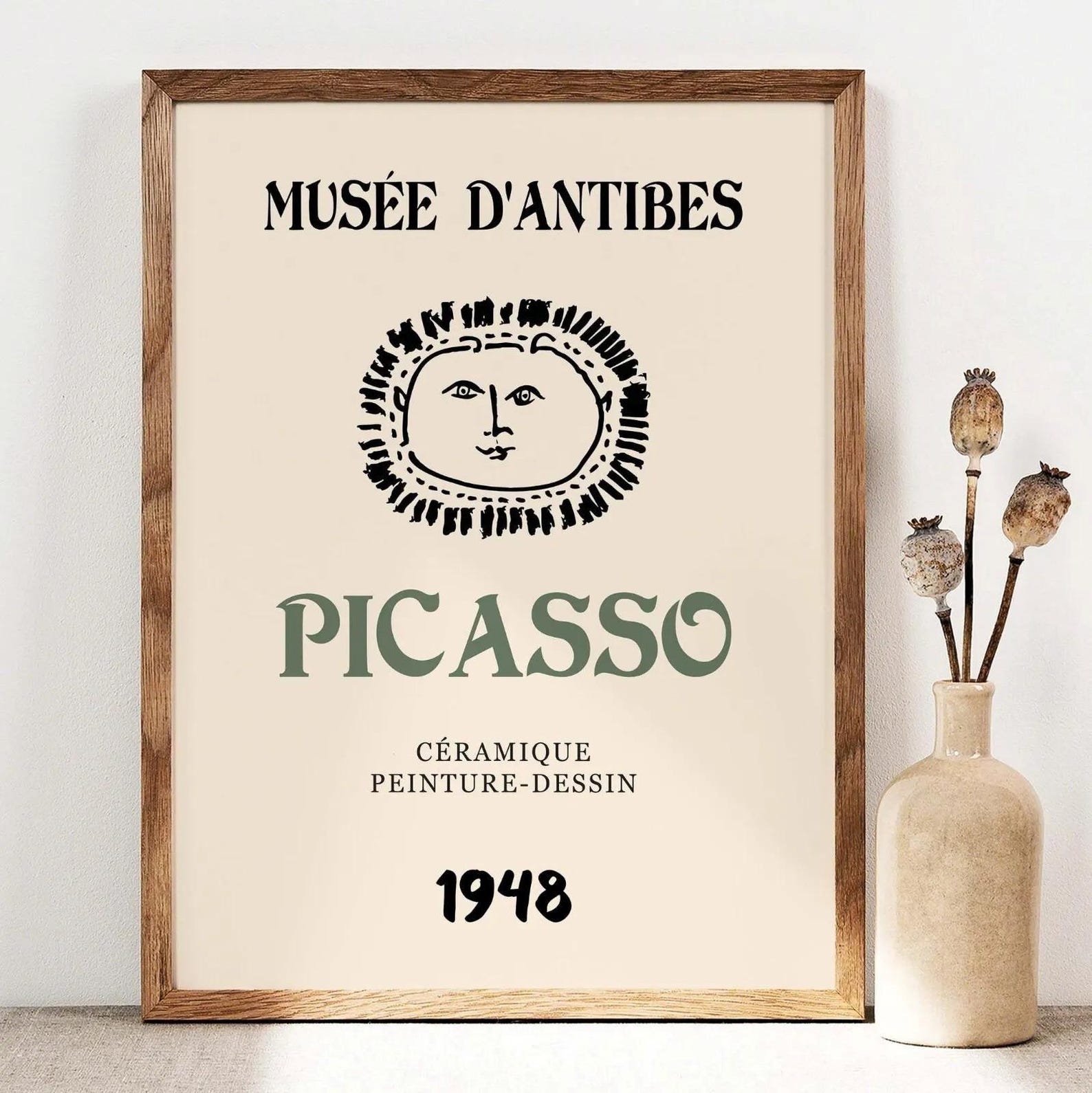 3pcs/set Retro Matisse Canvas  - Office Furniture Set のレビューと価格