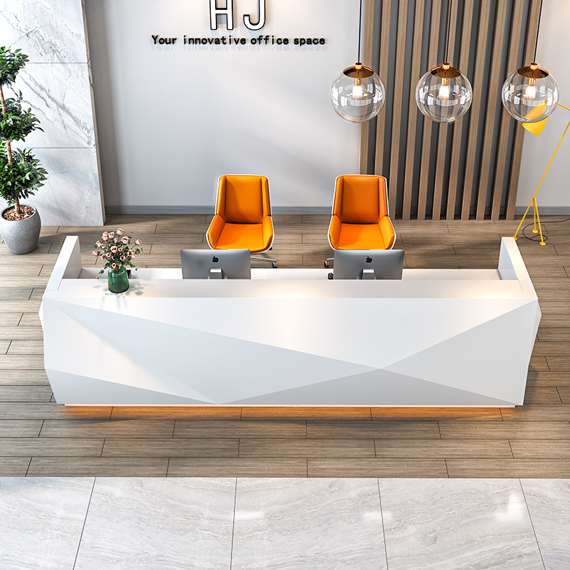 White Paint Simple Reception D - Office Furniture Company のレビューと価格