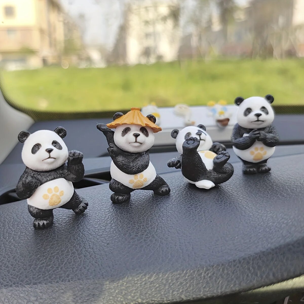 4pcs/set Panda Design Car Orna - Office Furniture Brand のレビューと価格