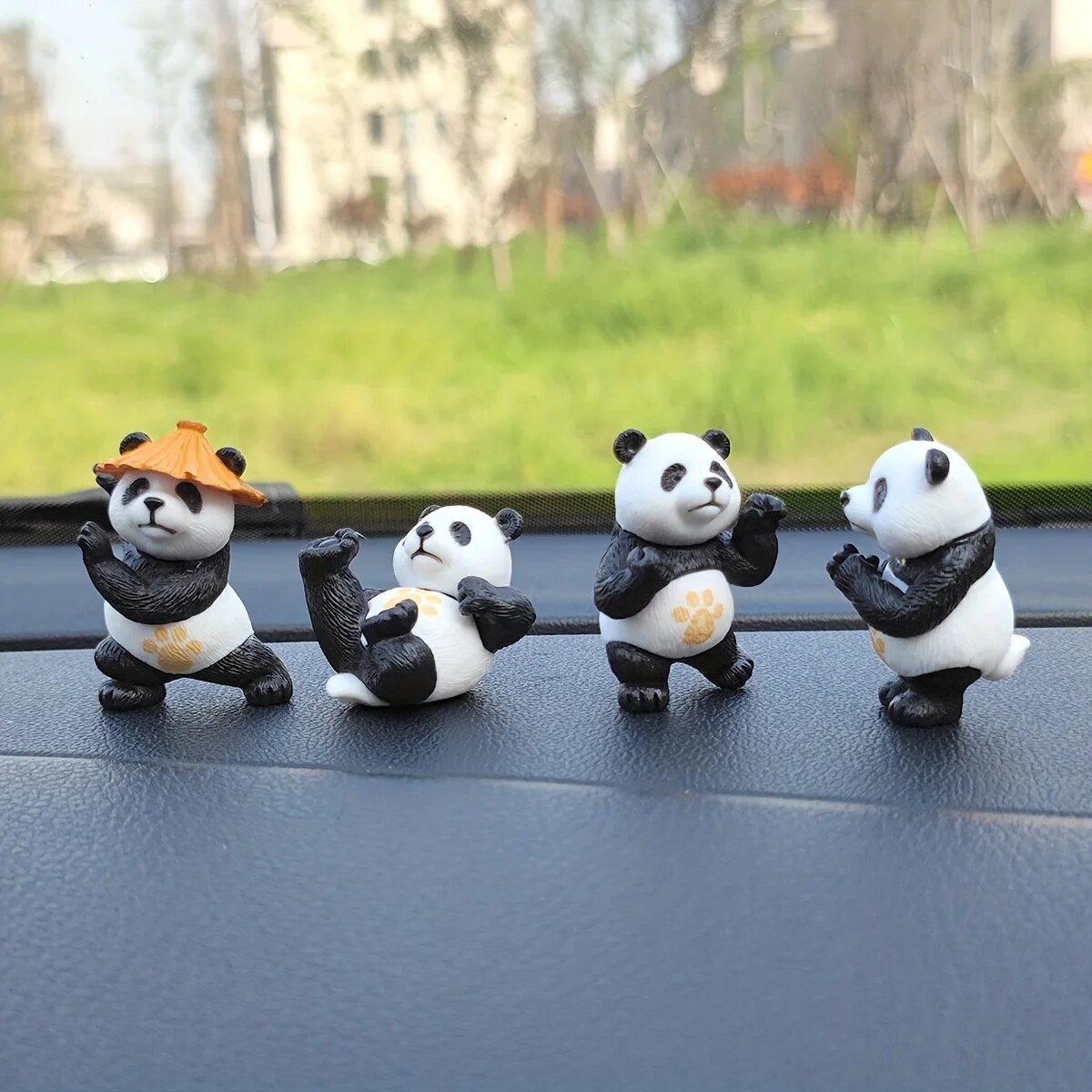 4pcs/set Panda Design Car Orna - Office Furniture Brand のレビューと価格