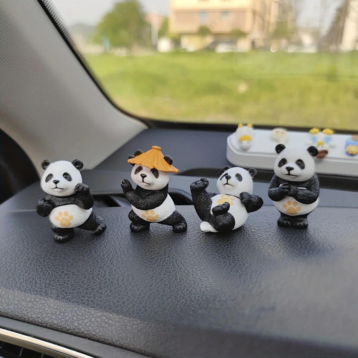 4pcs/set Panda Design Car Orna - Office Furniture Brand のレビューと価格