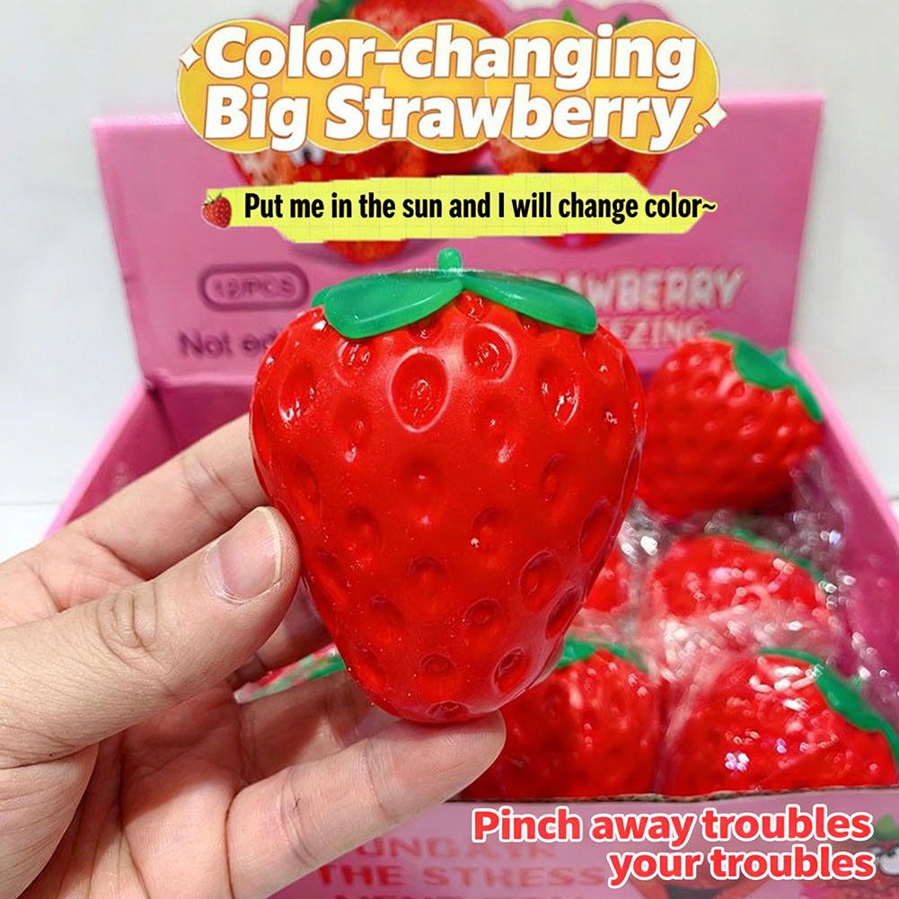 Strawberry Shape Squishies Toy - Office Furniture Brand のレビューと価格