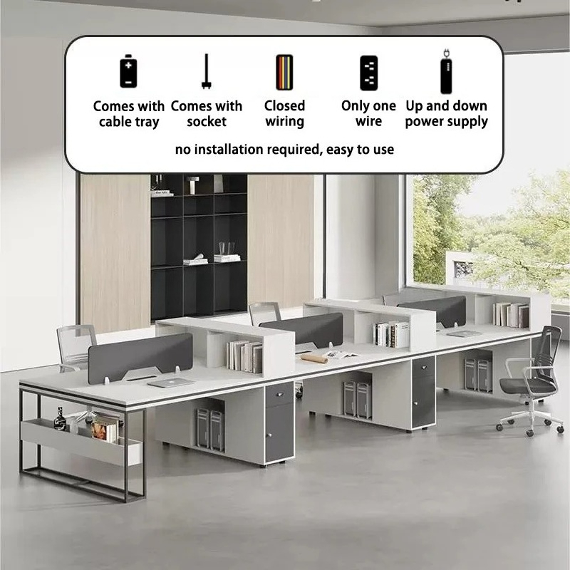 Office Staff Work Desk And Cha - Office Furniture Set のレビューと価格