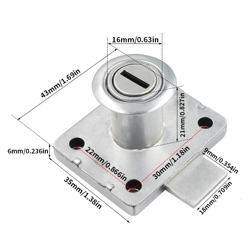 2 Sets of Furniture Locks, Off - Office Furniture Reborn のレビューと価格